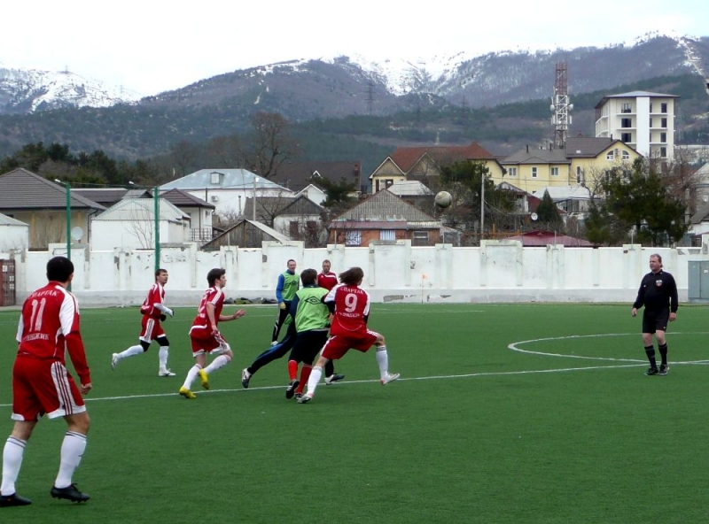 Команда "Академия футбола" в Анапе. 